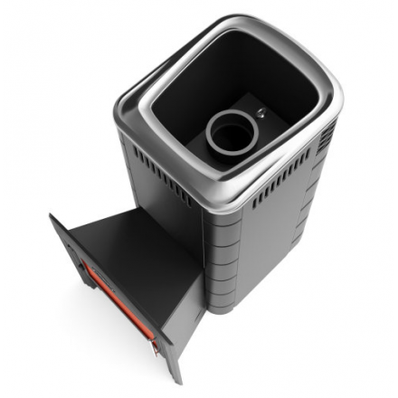 Печь для бани Термофор Каронада XXL Heavy Metal Витра антрацит Амазонка бай фото в Мозыре