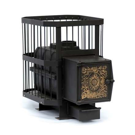 Печь банная чугунная СИБИРЬ-18 чугунная дверка (сетка) в Мозыре