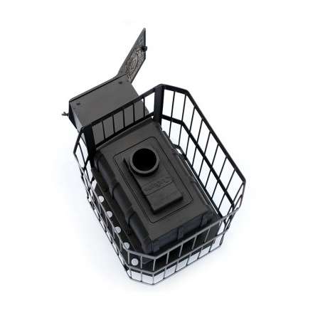 Печь банная чугунная СИБИРЬ-18 чугунная дверка (сетка) в Мозыре