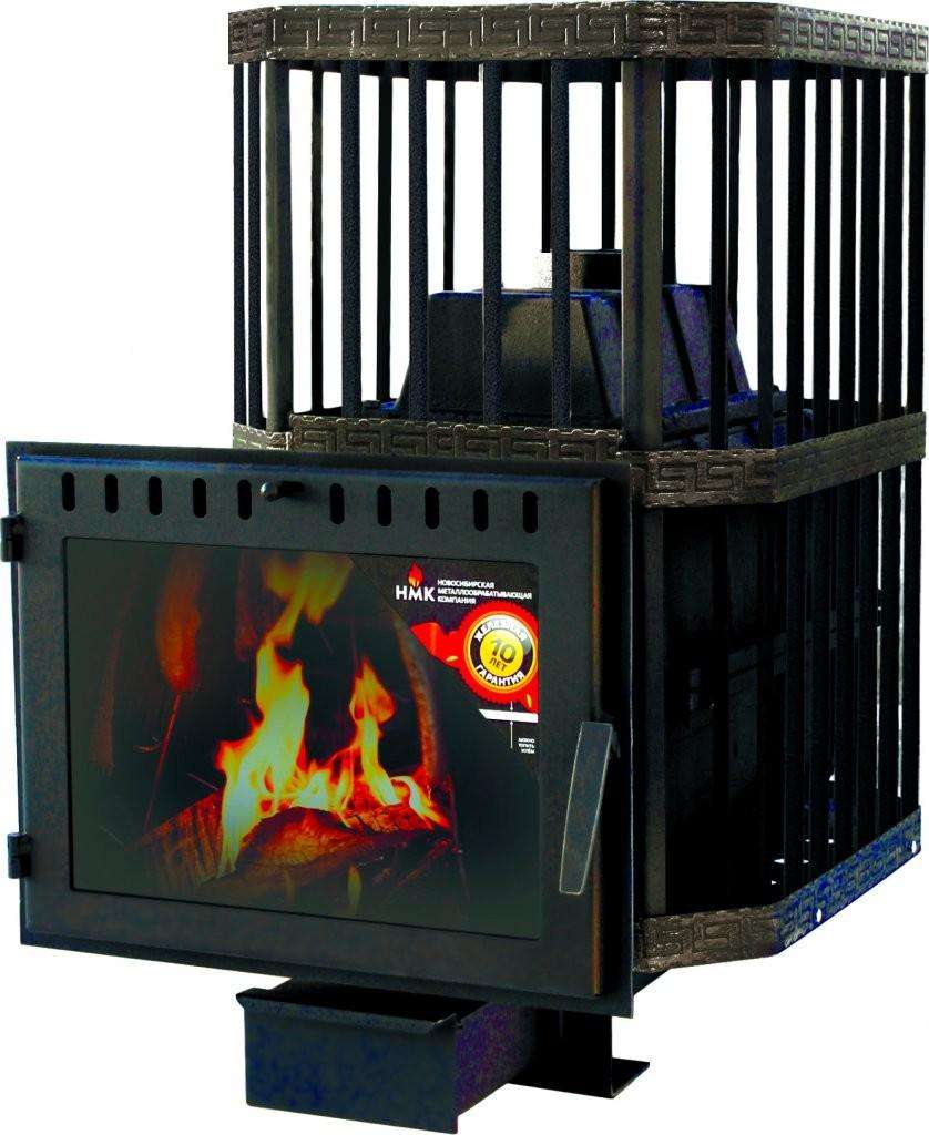Печь банная Сибирь-24 (панорамное стекло, сетка квадрат) купить в Мозыре