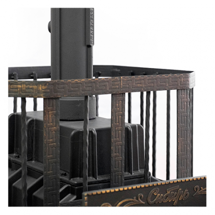 Печь банная Сибирь-32 с каминной дверцей в Мозыре