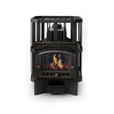 Печь банная Сибирь-32 с каминной дверцей Амазонка бай Фото в Мозыре