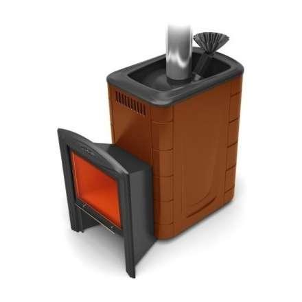 Печь для бани Термофор Гейзер 2014 Inox Витра ЗК терракота купить в Мозыре