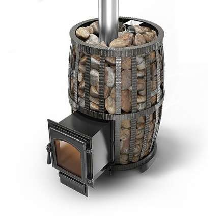 Печь для бани Везувий Легенда Русский Пар Ковка 30 (270) в Мозыре