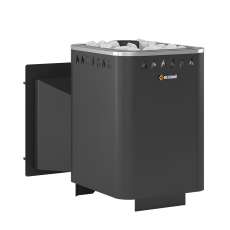 Печь для бани Везувий Русичъ Антрацит 16 Панорама в Мозыре