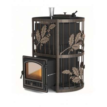 Печь для бани Везувий Эверест Ковка 24 (280) закрытая каменка Амазонка бай фото в Мозыре