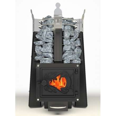 Печь для бани Добросталь Августа стоун стронг со стеклянной дверкой Амазонка бай фото в Мозыре