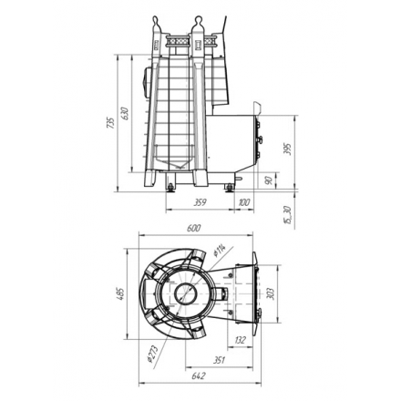 Печь для бани Добросталь Августа профи в Мозыре