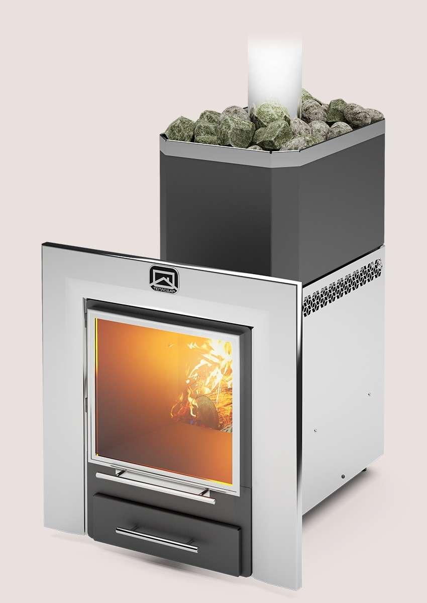 Печь для бани Теплодар Русь-12 ЛНЗП Профи Панорама (1.1) купить в Мозыре