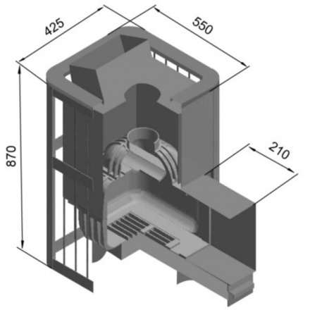 Печь для бани Этна Шторм 18 (ДТ-4С) в Мозыре