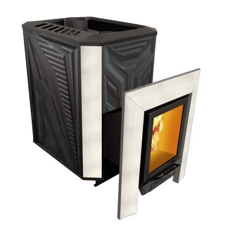 Банная печь Пегас 26 со стеклом конвекция фото в Мозыре