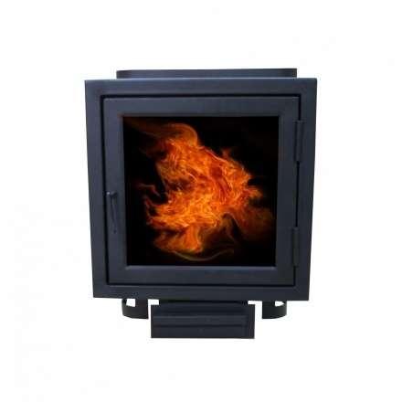 Печь банная ComfortProm РЕТРО СТАЛЬ 8 мм панорама 20 м3 купить в Мозыре