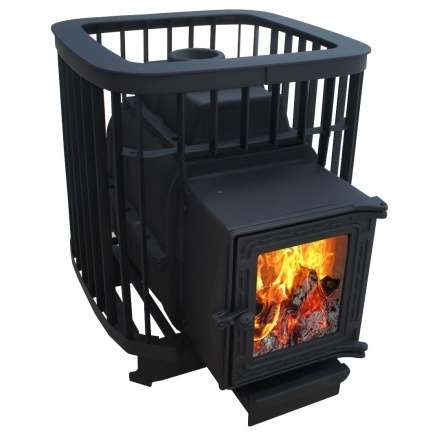 Чугунная печь для бани Варвара Прима 16 (К201) стекло купить в Мозыре