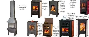 Стальная печь-камин со стеклом Бавария Эко угловая с плитой одна конфорка фото купить в Мозыре в Мозыре