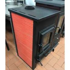 Купить Печь-камин Везувий ПК-01 (270) красная 9 кВт в Мозыре в Мозыре