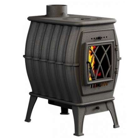 Печь-камин ProMetall Бахта (черная) Амазонка бай фото в Мозыре