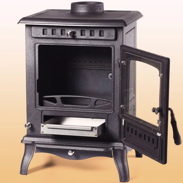 Печь-камин чугунный FireWay Erik в интерьере чёрный Амазонка бай фото в Мозыре