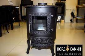 Купить Печь-камин NORDflam Palestro в интерьере в Мозыре Амазонка бай фото в Мозыре