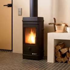 Стальной дедорогой камин EVEREST F7 фото в Мозыре