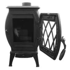 Печь чугунная со стеклом ПМЧ-10С фото  в Мозыре