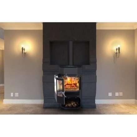 Стальная печь-камин Сибирь 8 фото в Мозыре