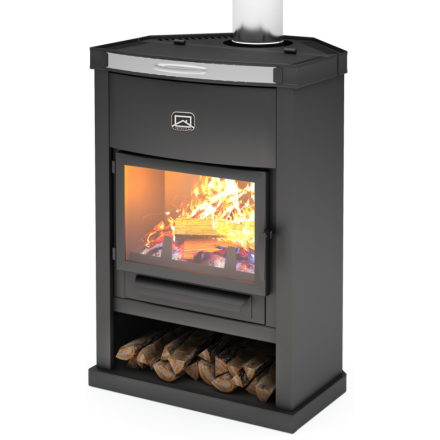 Печь-камин Теплодар ОВ-120 (угловой) Амазонка бай фото в Мозыре