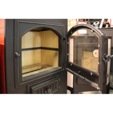 Купить Печь-камин Везувий ПК-01 (205) с плитой и т/о красн.12 кВт в Мозыре в Мозыре