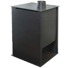 Купить Печь-камин Варвара Гармония 105 (черная) в Мозыре в Мозыре