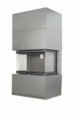 Камин Родос 800 ГРАФИТ шамот черный в Мозыре