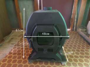 Купить Печь отопительная чугунная Везувий Триумф 180 с т/о в Мозыре в Мозыре