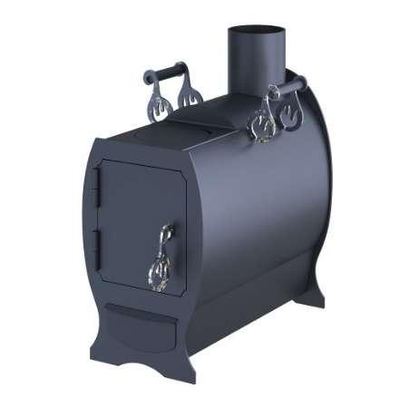 Отопительная печь Царь-печи Буржуйка с конфоркой Амазонка бай фото в Мозыре