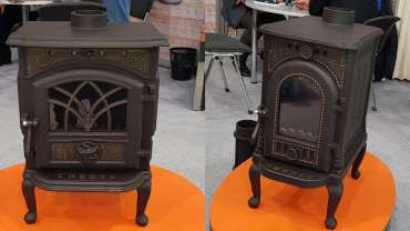 Недорогой камин Сибирь 7 чугунная фото в интерьере в Мозыре