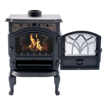 Печь-камин Сибирь 7 чугунная фото в Мозыре