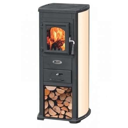 Печь-камин Blist Ekonomik Lux N чугунная дверца серый фото в Мозыре