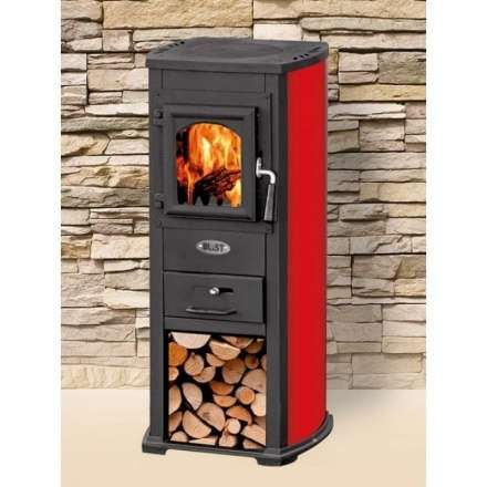 Печь-камин Blist Ekonomik Lux N чугунная дверца серый фото в Мозыре