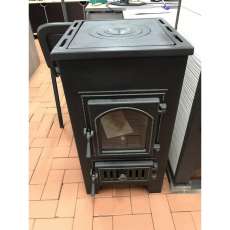 Купить Печь-камин Везувий ПК-01 (270) с плитой и т/о бежевая 9 кВт в Мозыре в Мозыре