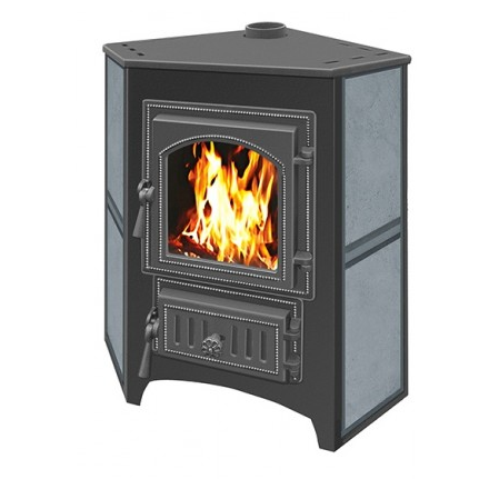 Печь-камин Везувий ПК-01 (220) угловой талькохлорит 9 кВт Амазонка бай фото в Мозыре