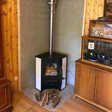 Купить Печь-камин Везувий ПК-01 (220) угловой талькохлорит 9 кВт в Мозыре в Мозыре