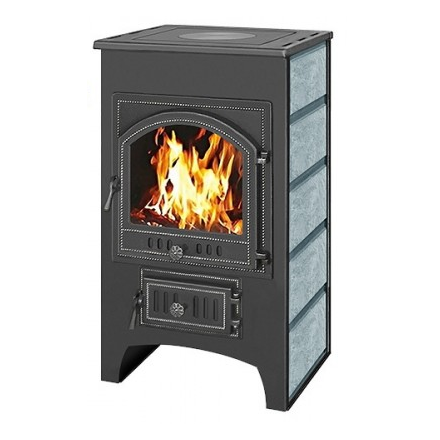 Печь-камин Везувий ПК-02 (205) с плитой талькохлорит 12 кВт Амазонка бай фото в Мозыре