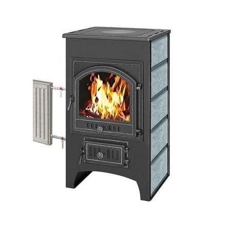 Печь-камин Везувий ПК-02 (205) с плитой и т/о змеевик 12 кВт купить в Мозыре
