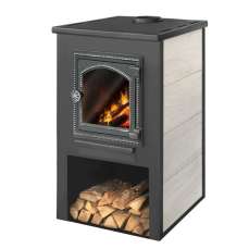 Камин ЭТНА (ДТ-4С) с плитой для дома и дачи Амазонка бай фото в Мозыре