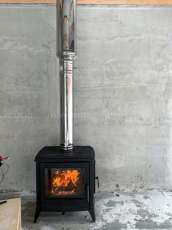 Купить чугунный Печь-камин EVEREST S13 в Мозыре фото в интерьере в Мозыре