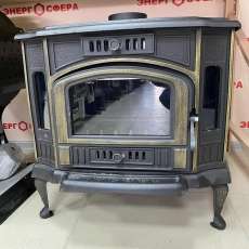 Стильный камин с патиной Сибирь 10 чугунный фото в Мозыре