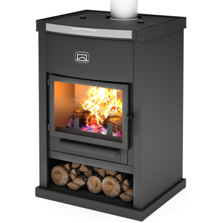 Печь-камин Теплодар ОВ-120 (прямой) Амазонка бай фото в Мозыре