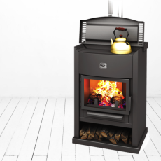 Недорогой камин с дровницей Теплодар ОВ-120 (прямой) фото в Мозыре