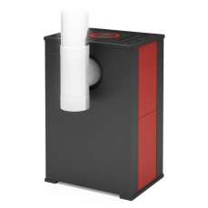 Стальной камин со стеклом Теплодар Твист фото в Мозыре