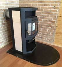 Купить недорогой камин с шамотом Мета-Бел Ока с плитой в Мозыре фото  в Мозыре