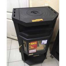 Купить недорогой камин с большим стеклом Мета-Бел Ока с плитой в Мозыре фото в Мозыре