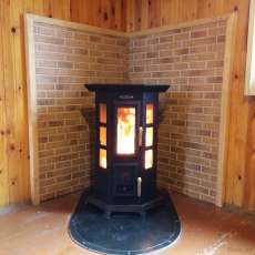 Отопительная печь Термофор Статика Квинта, чёрная бронза фото в Мозыре