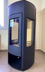 Купить стальной камин со стеклом Мета-Бел Неман в Мозыре фото в Мозыре